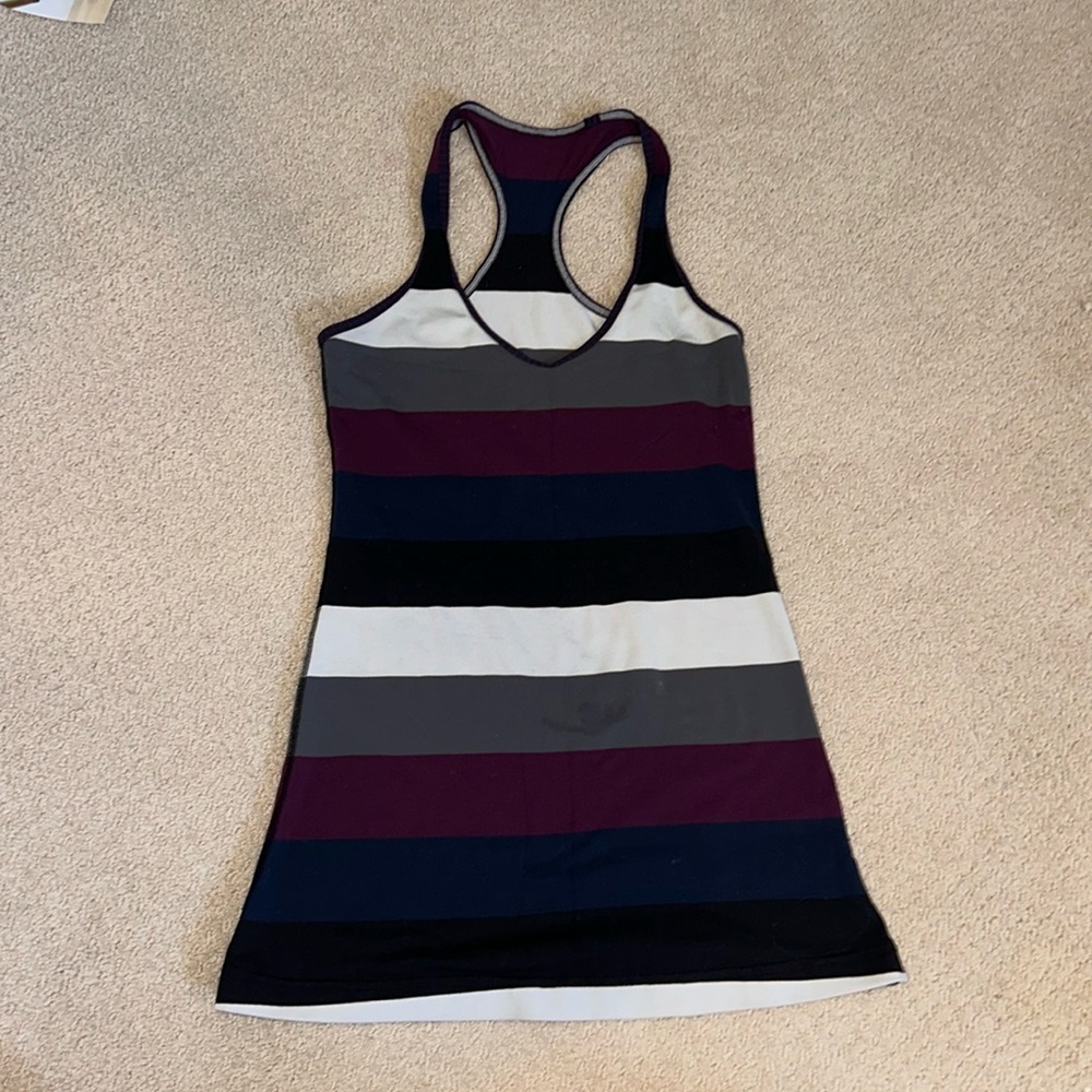 Lululemon striped tank top